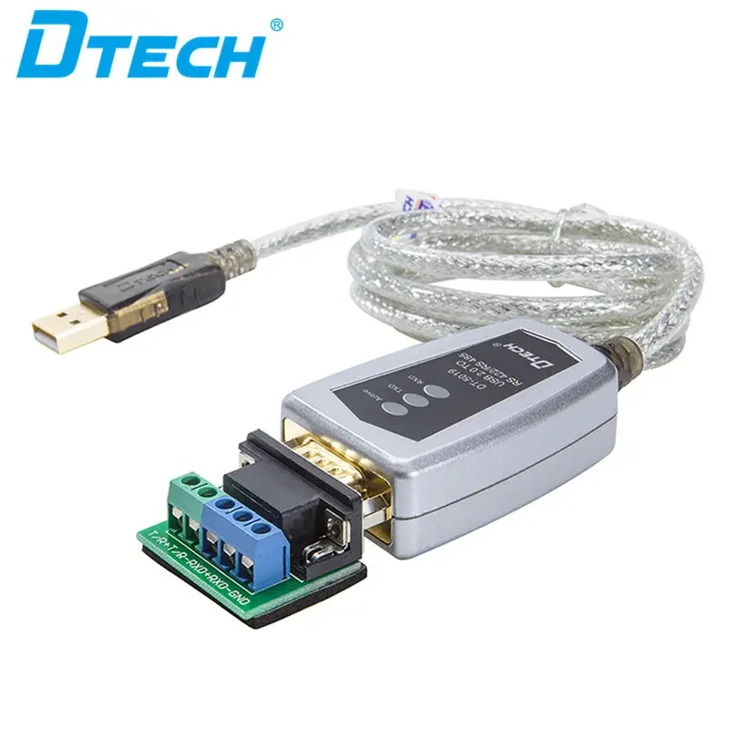 DTECH USB 2.0 One Port To Rs422 Rs485 Plug and Play Converter Cable 2M