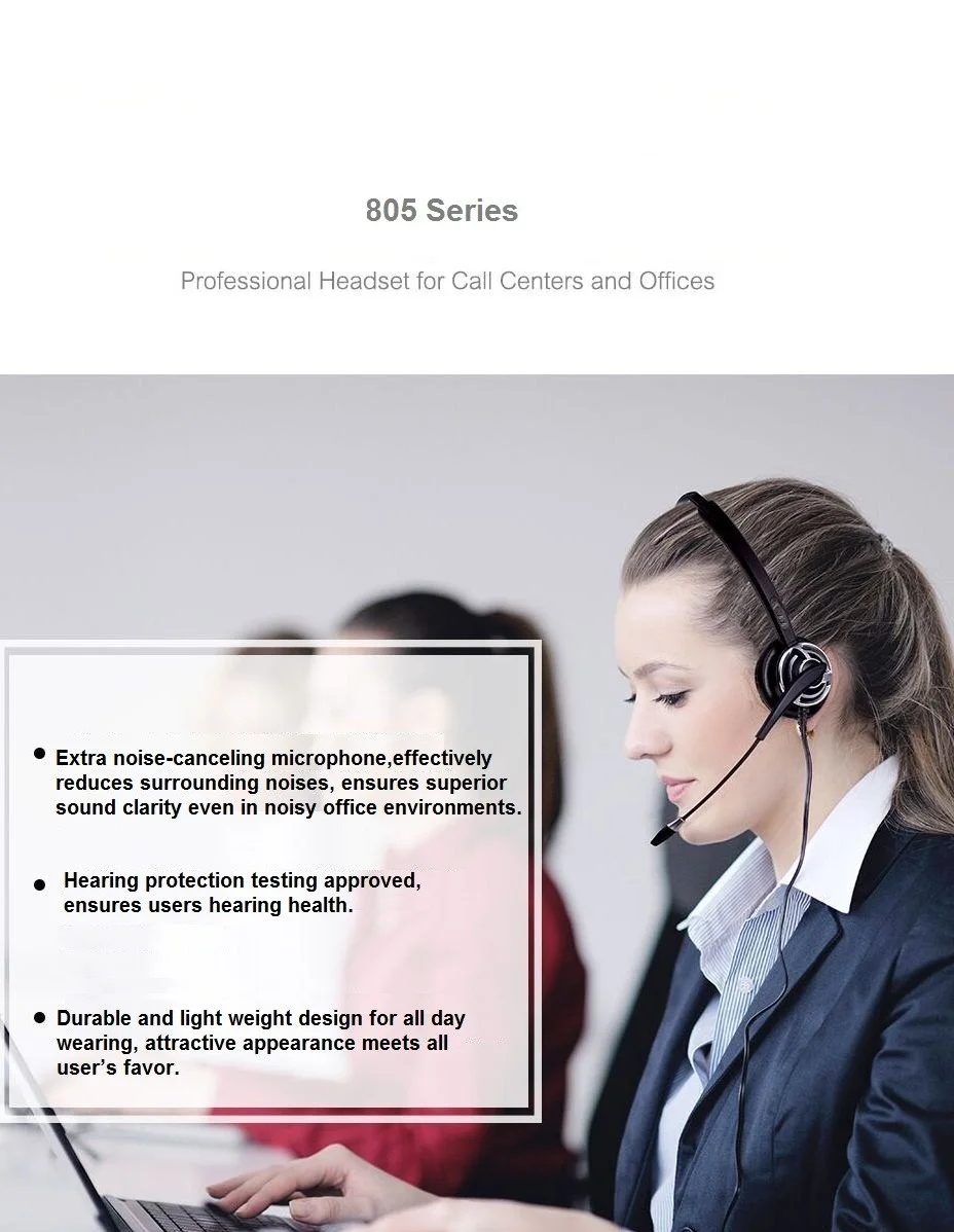 High Quality call center USB headset with noise cancelling microphone with volume control and mute switch