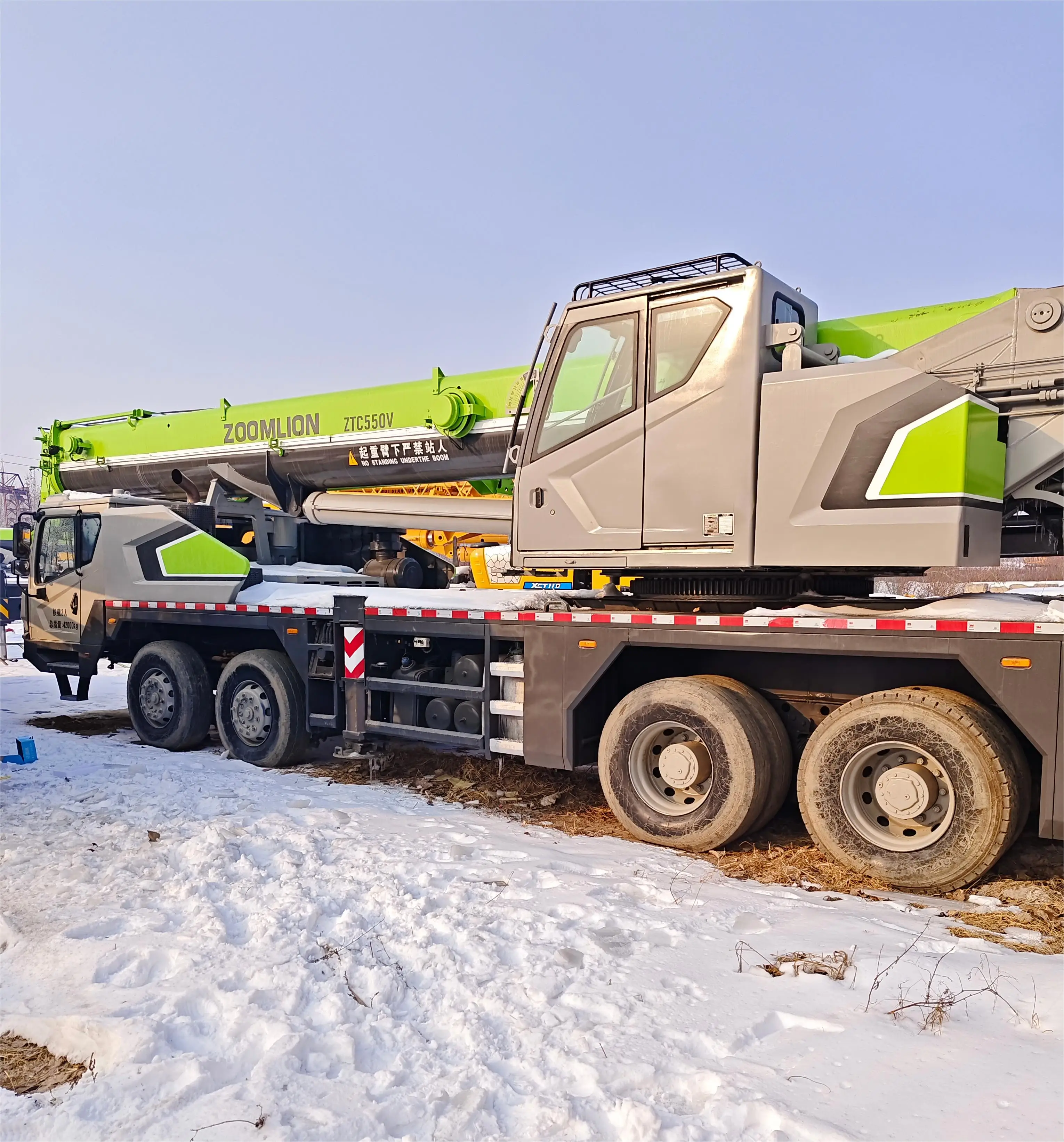 Good Quality Original 2017 Year Used Secondhand Zhonglian ZOOMLION 55Ton ZTC550V  Crane Truck Used Mobile Truck Cranes