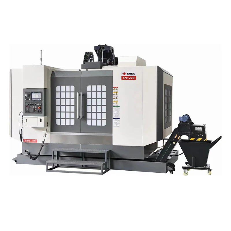 SNSK NV 1270 Manufacturing 3 axis High Speed Two Pallet Model Profile Cutting Vertical Cnc Processing Machining Center