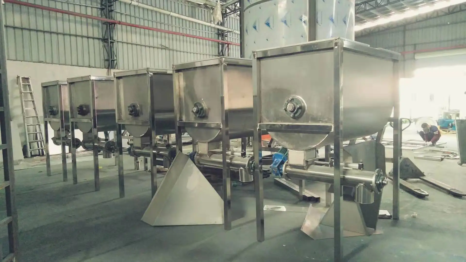 
Owens Industry Stainless Steel 1 Cubic foot Blender Horizontal Ribbon/portable blender/Liquifier machine device 