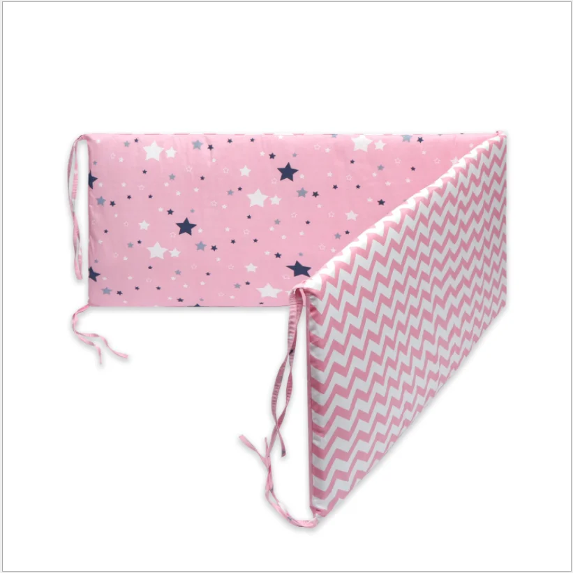 Cotton Baby Crib Bumpers Breathable Cradle Bedding Bumper