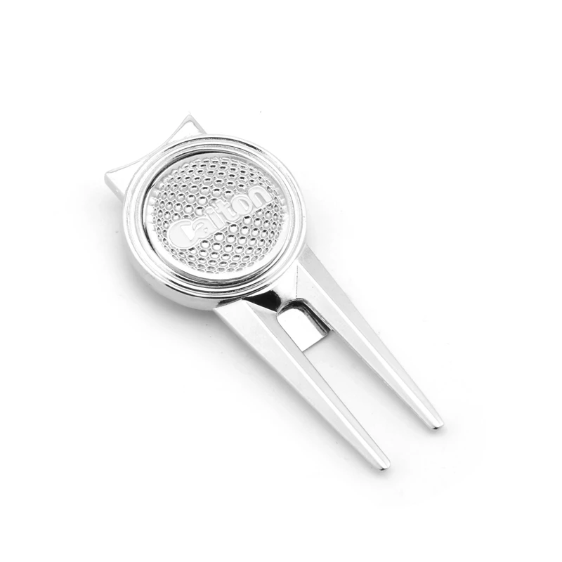 Логотип под заказ, металлический инструмент для клюшки, вилки, вилки, шариковый маркер