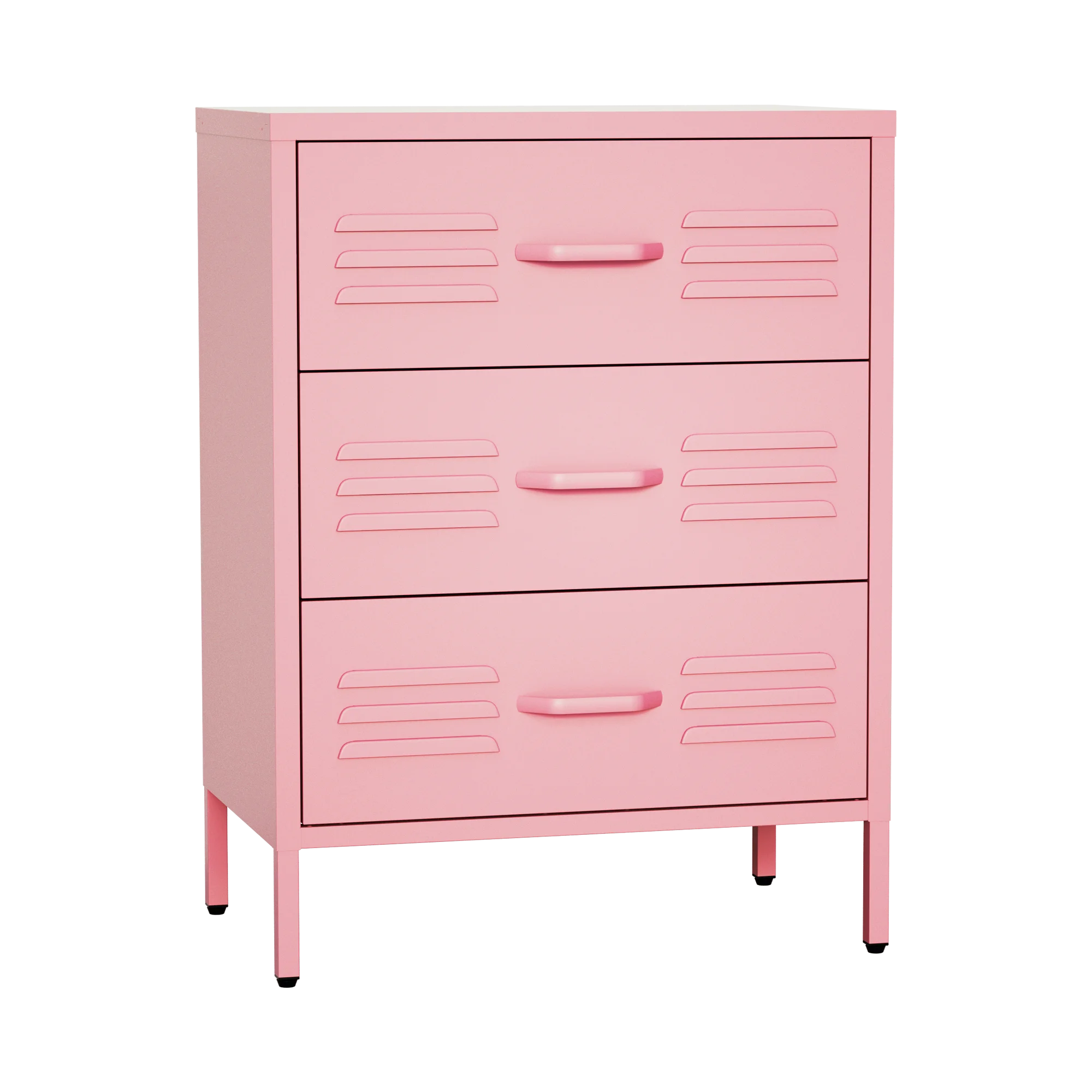 Metal Cabinet Storage 3 Chest Of Drawers Home Steel Cabinet Colorful Metal Drawer Cabinet Bedroom Nightstand with 3/4 Drawers