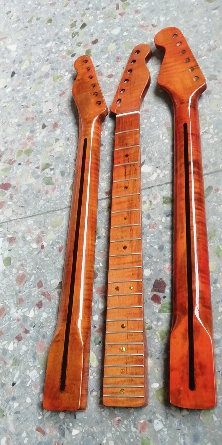  Оптовая продажа горлышко для гитары Flame Maple ST TL с 21 ладом электрогитары strat