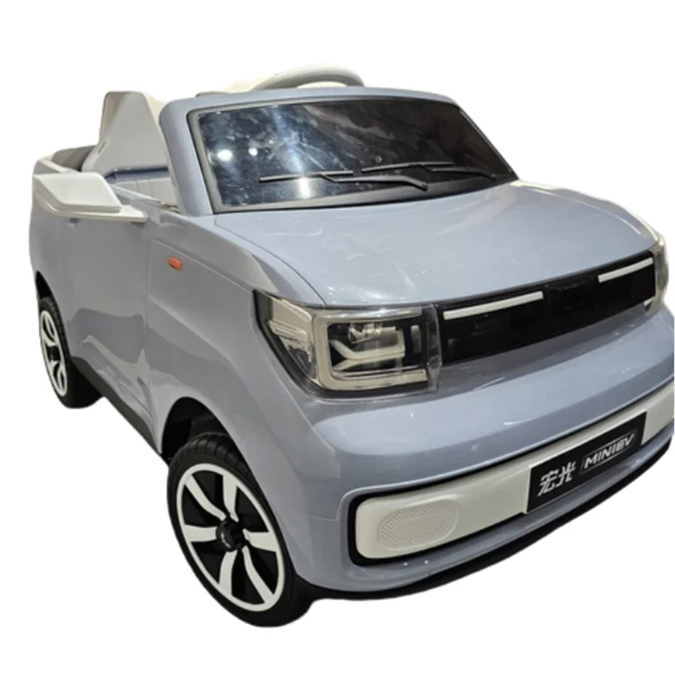 Мини-электромобиль Wuling Hongguang игрушка для детей двойной привод с дистанционным управлением аккумулятор 12 В младенцев полноприводный автомобиль