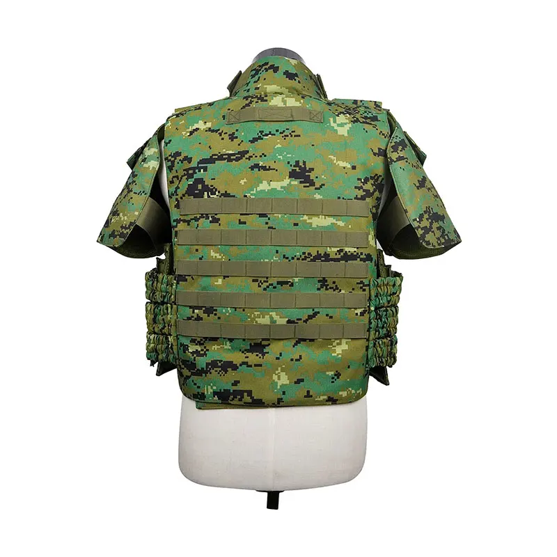 Protect U Molle System Tactical Hunting Vest Camouflage Green Tactical Plate Carrier Vest Full Body Vest