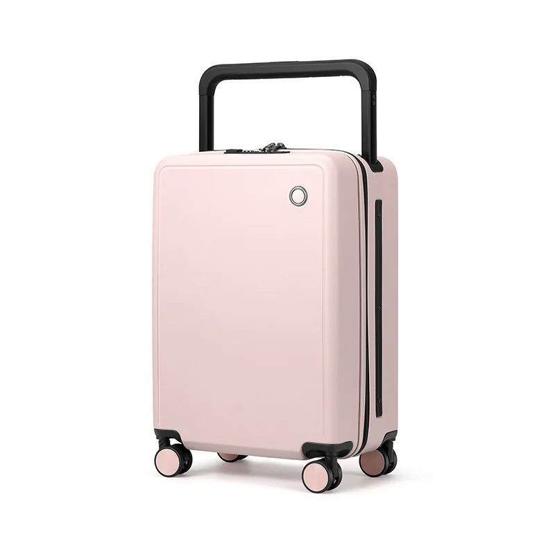 New design maletas de viaje set luggage candy colors girls 20 24 inch width trolley handle abs pc trolley suitcase bags