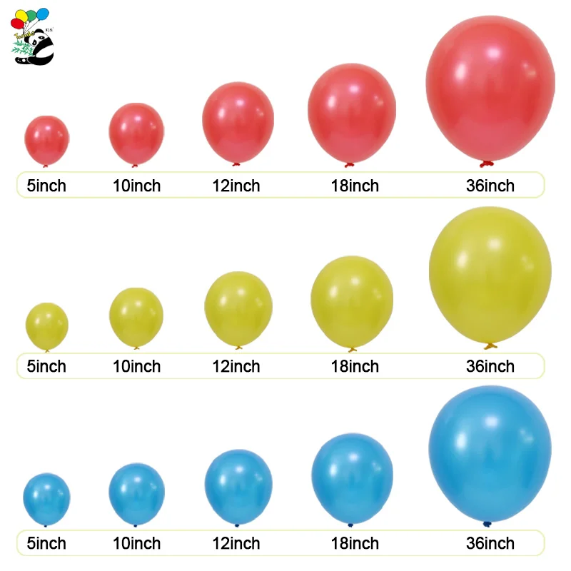 Custom printed balloon latex pear color balloon