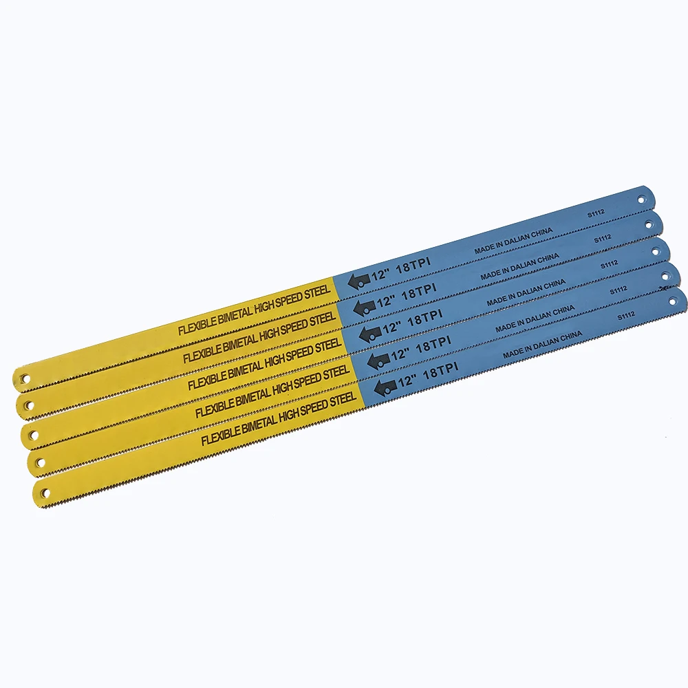 High Quality Flexible Bi-Metal Hand Hacksaw Blade for Cutting Aluminium Premium Hacksaw Hack Saw Blade
