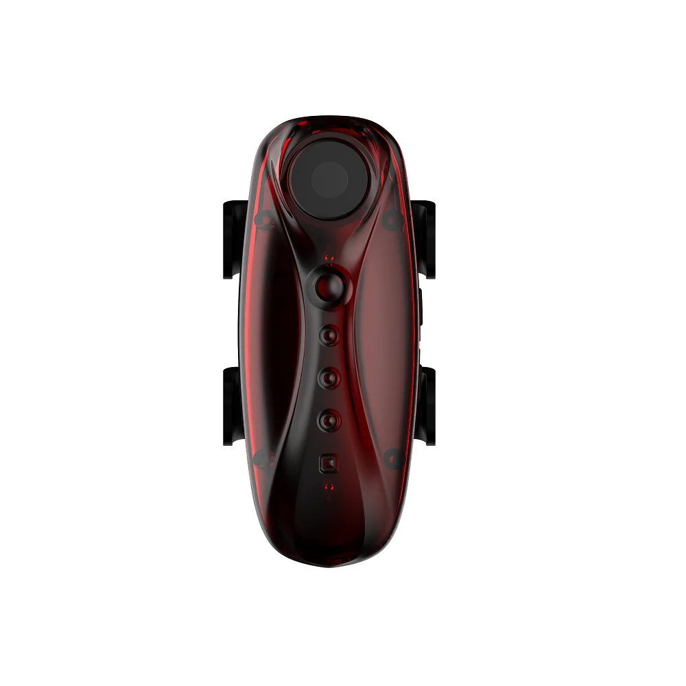 Dropshipping Smart Bike Camera Tail Light Rechargeable 2600mAh Bike Rear Camera Light Bicycle Tail Light Wifi 1080P 8G Memory