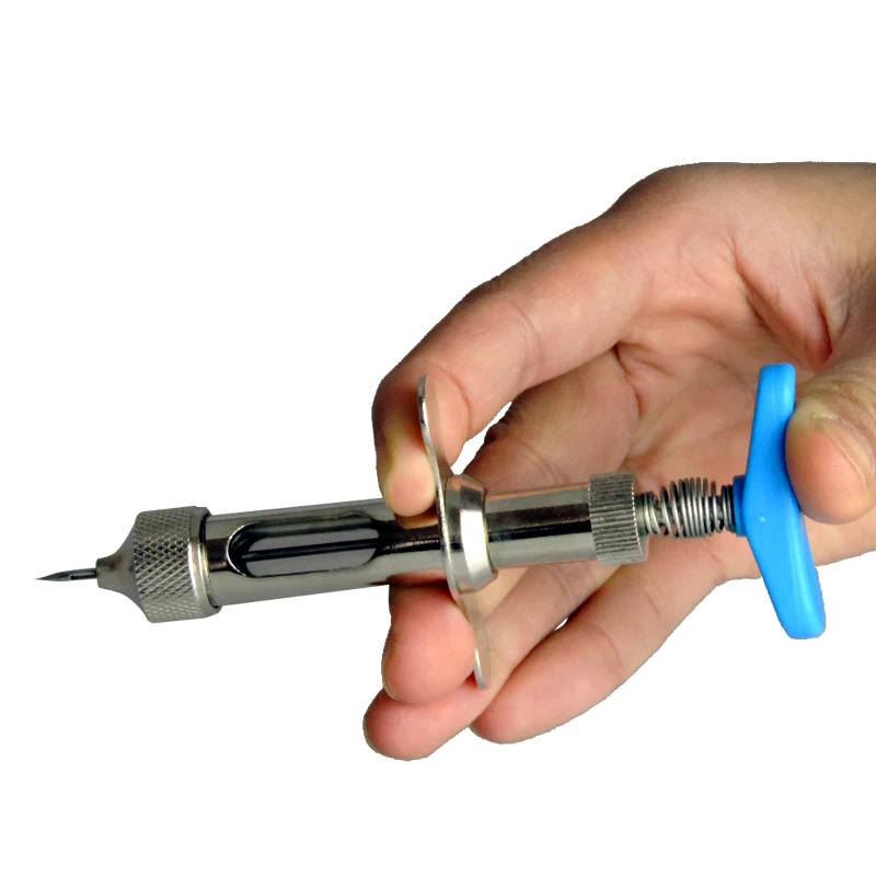 2ml Stainless Steel Chicken Pox Vaccination Injection Continuous Poultry Syringe Automatic Veterinary Equipment