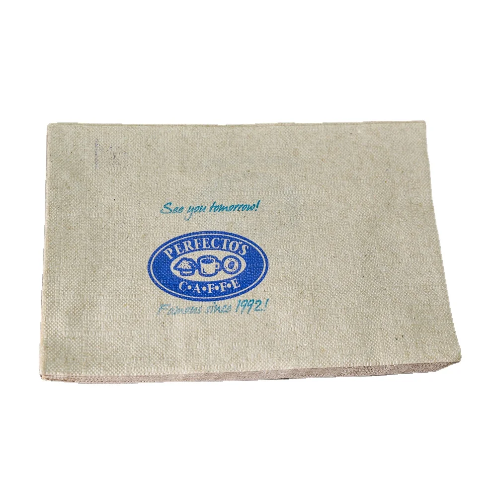 8.3'x12.6' Bagasse V Fold Paper Napkins