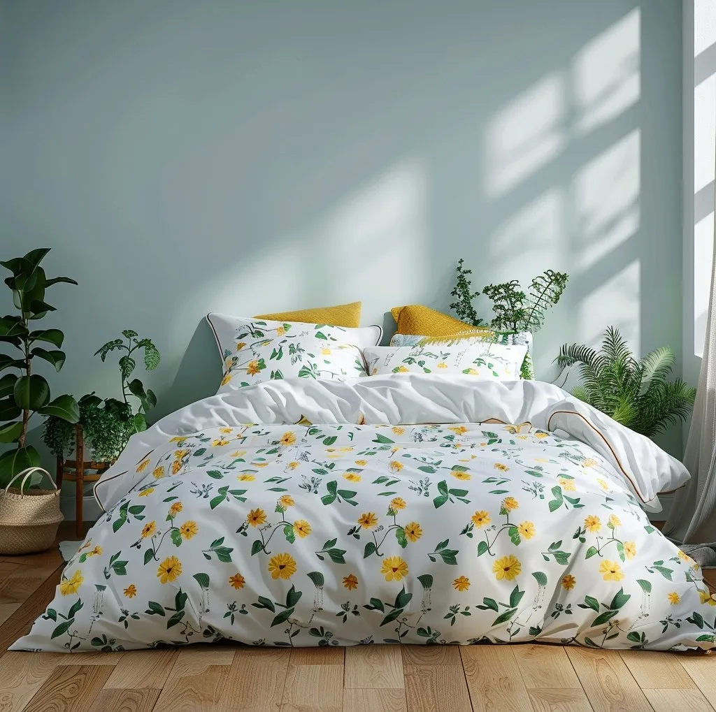 digital printing bedding set bed sheets set 24 pcs bedding set full size