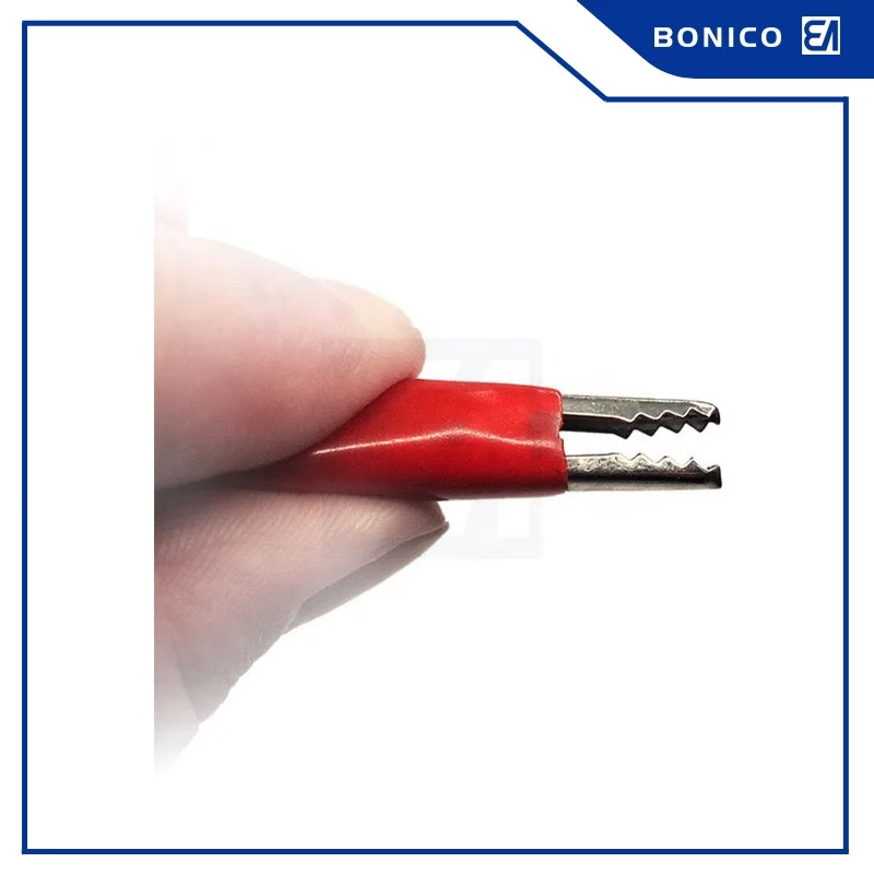 Double-ended Five Color PVC 53MM Nickel Plated Alligator Clip Test Lead Set