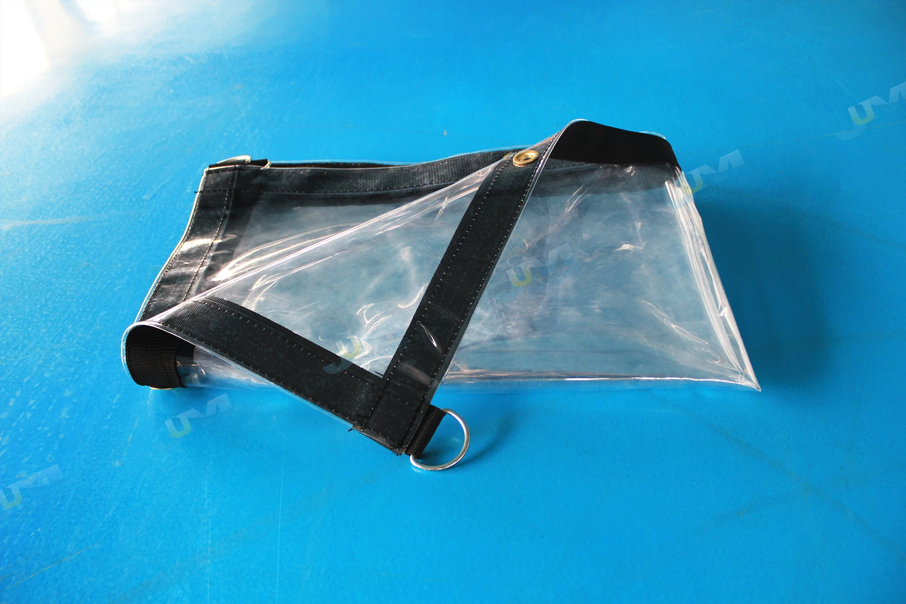 Зимний прозрачный виниловый брезент из ПВХ плотный пластиковый