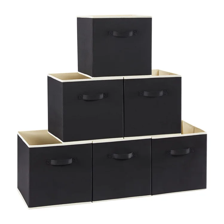 Foldable Storage Clothes Organizer Box Non Woven Cube Storage Bins For Home storage China To Spain Italy