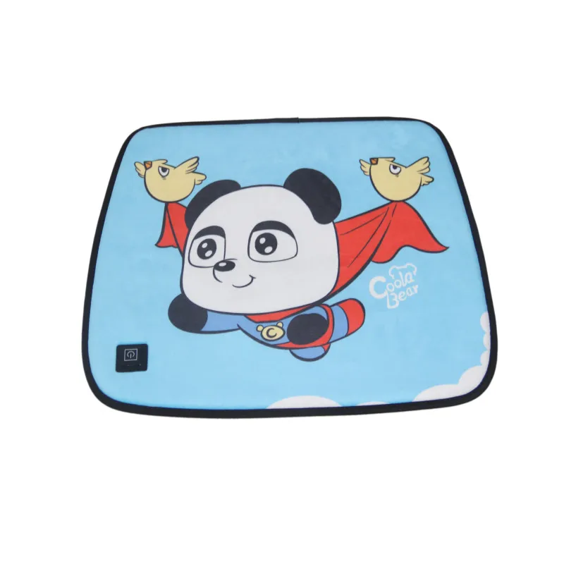 Wholesale comfortable Blue Cartoon Graphene Heated  seat cushion pad Eco-friendly Design with Portable Features