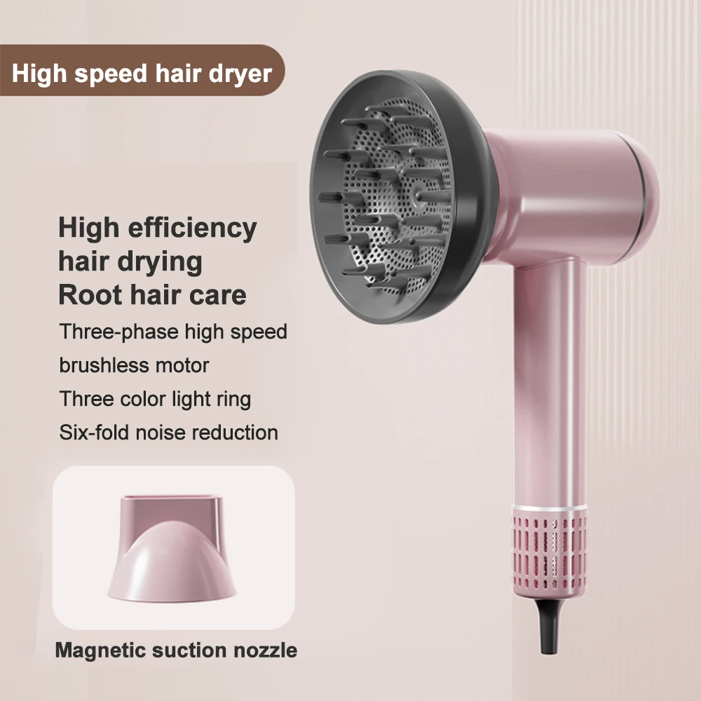 Ultrasonic Hair Dryer 2300 Watt Custom Oem Factory Wholesale Secadora De Cabello Strong Power Blow Style Electric Hair Dryer