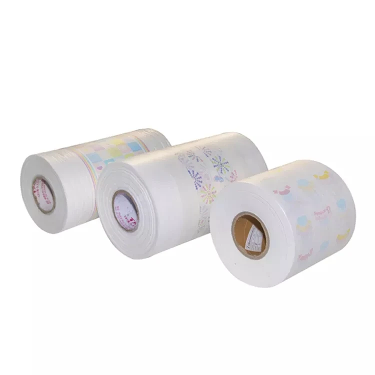 PE or cloth-like back sheet film of baby diaper polyethylene film for diapers baby adult diaper film