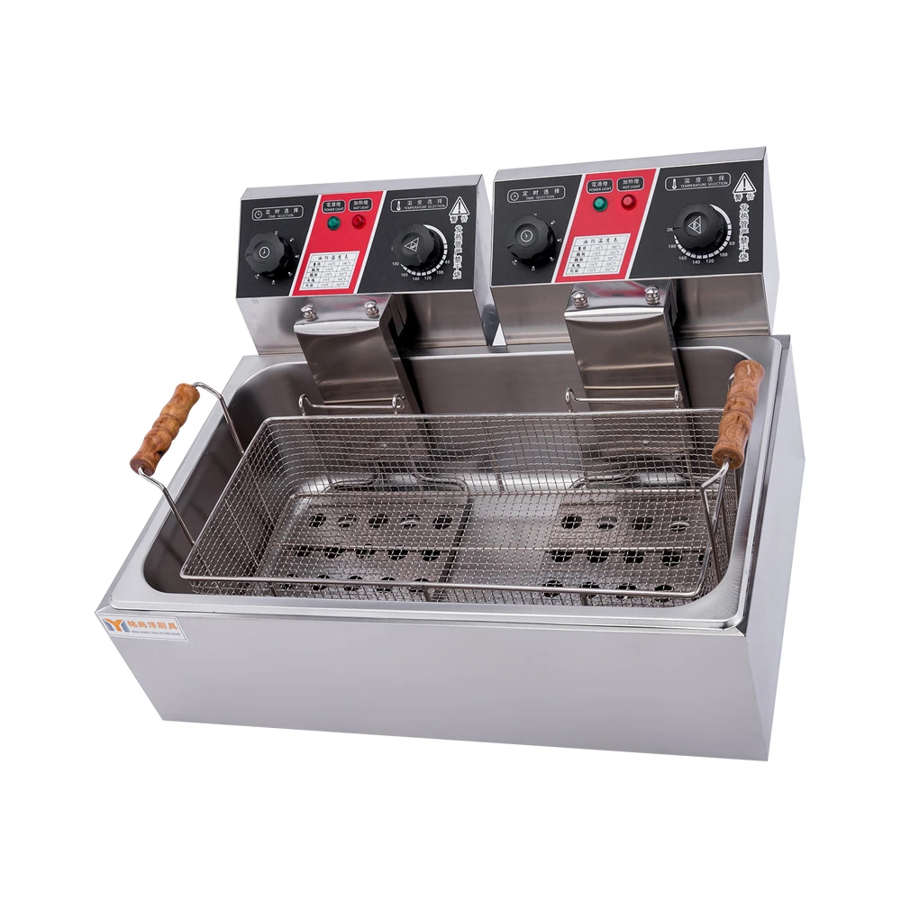 22L Синхронизация-Управление одним резервуаром Электрический картофеля-фри, фабричного производства масла Фрайер Прямая продажа с фабрики