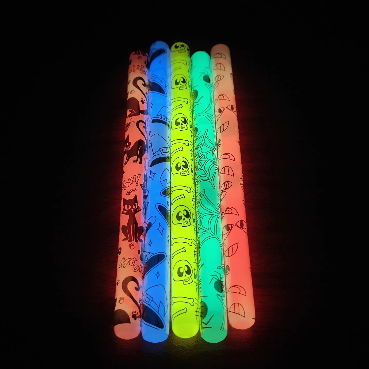 Glow Stick Halloween Props Luminous Party Bar Atmosphere Masquerade Party Gifts
