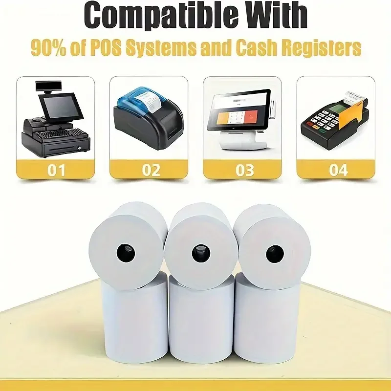 Recyclable Professional Supplier receipt thermal printer roll paper 80mm 80mm