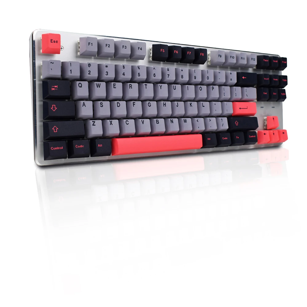 129 Keys 8008 Keycaps PBT Custom Dye Sublimation GMK Double Shot Cherry Profile Keycaps for MX Switch Mechanical Keyboard