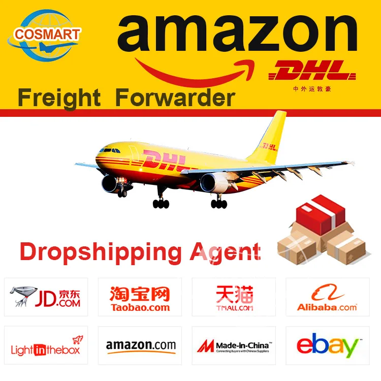 Cheap Fast DHL Worldwide Express Air freight Fast DDP Dropshipping Air Shipping Freight Forwarder FBA Shipping Agent