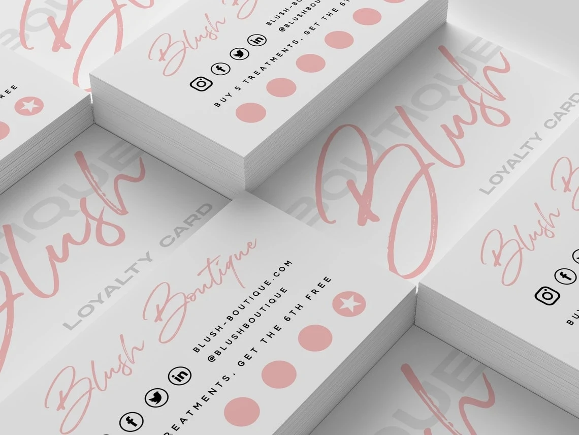 Custom Personalised Logo Single Double Sided Standard Business Cards