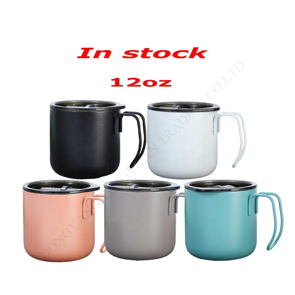 TY Customized Smart Beer Sublimation Double Wall Stainless Steel Vacuum Travel Coffee Thermos Mug With Handle