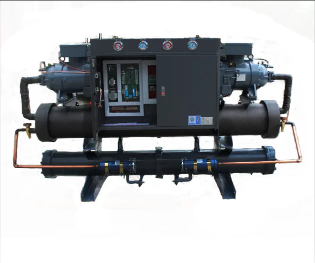  Винтовой двойной компрессорный охладитель с водяным охлаждением оптовая продажа завода высокое качество.
