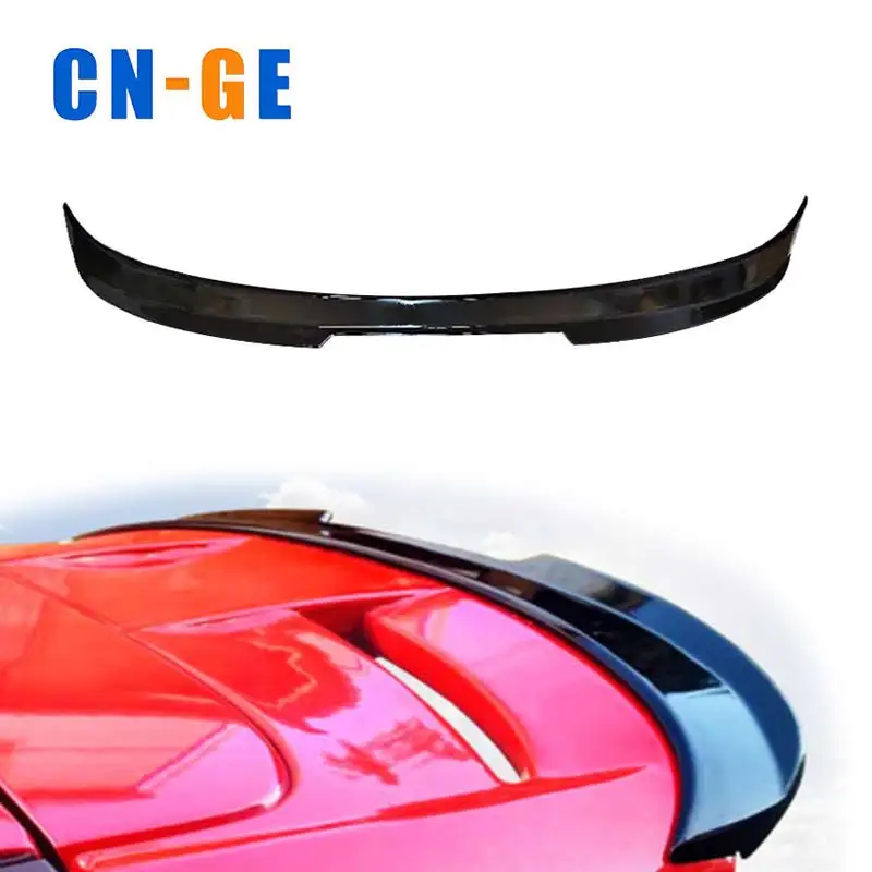 Пластиковый глянцевый черный или углепластиковый задний спойлер для Ford fiesta MK7 MK7.5 хэтчбек 5D ST 2009-2016