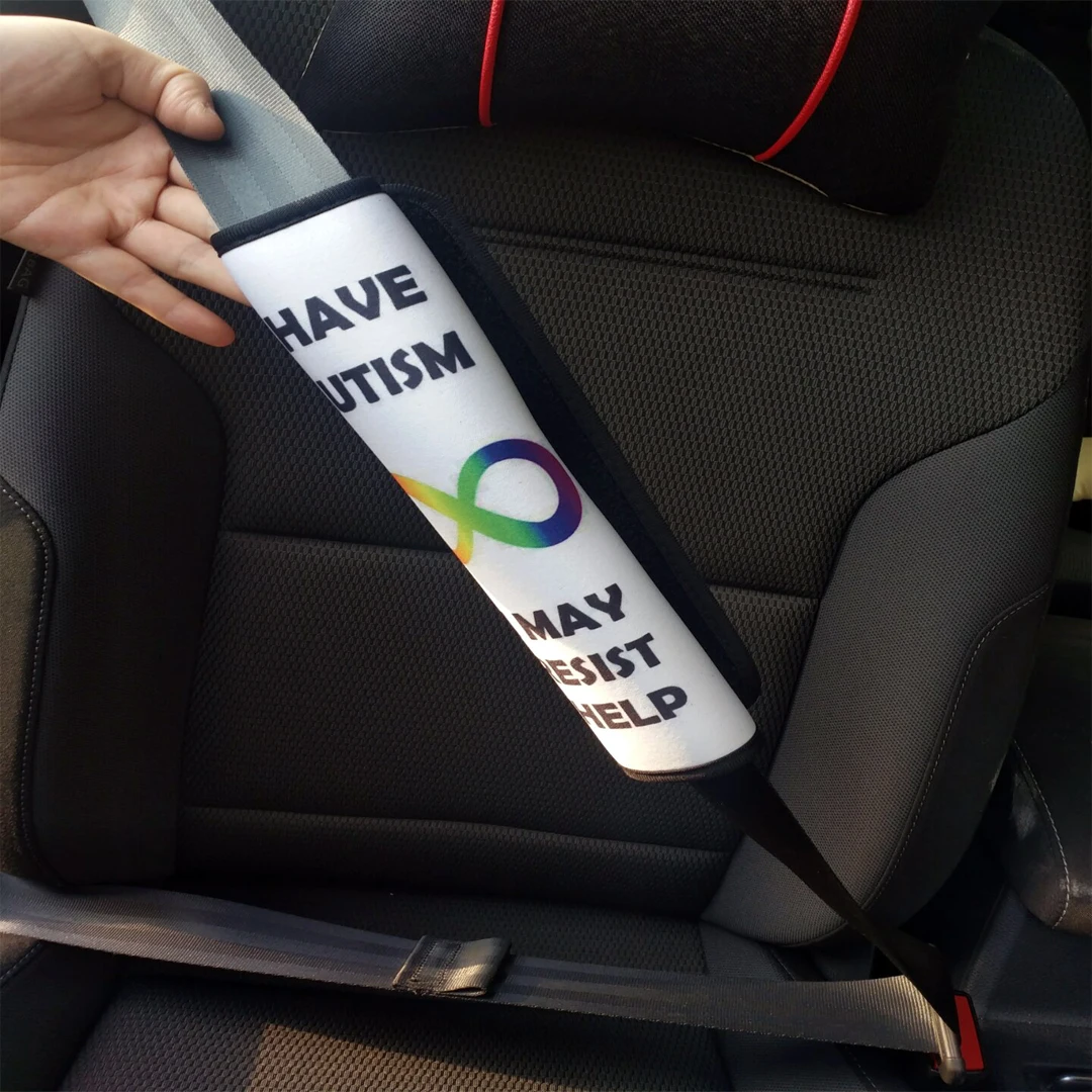 Universal Neoprene Comfortable Driving Auto Belt Alert covers car safety belt pad car seat belt covers