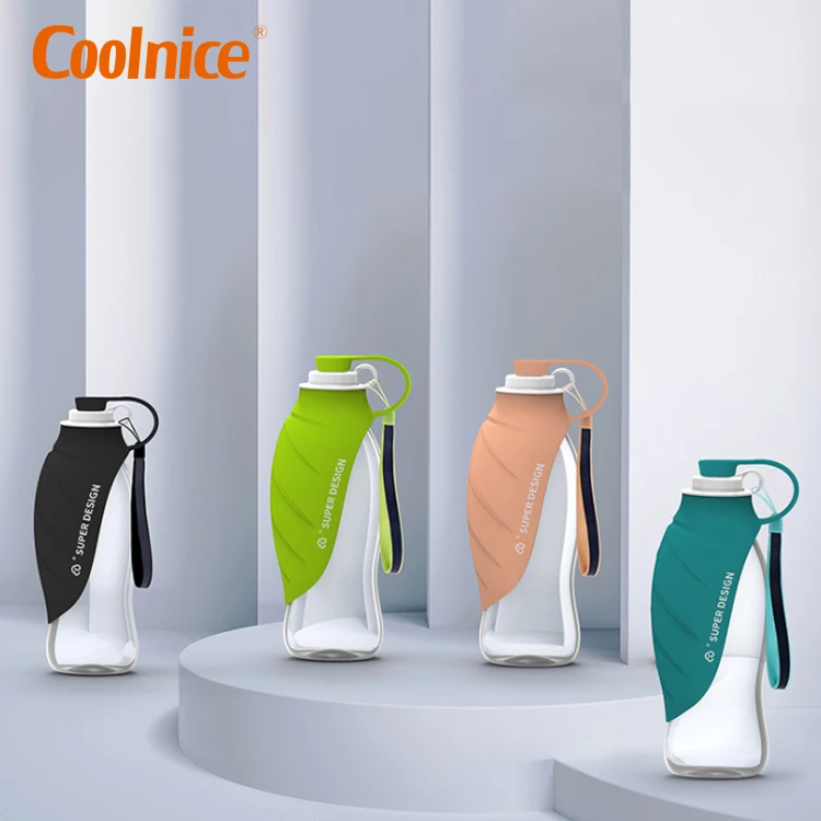 Amazon hot selling pet outdoor walking silicone foldable dog water