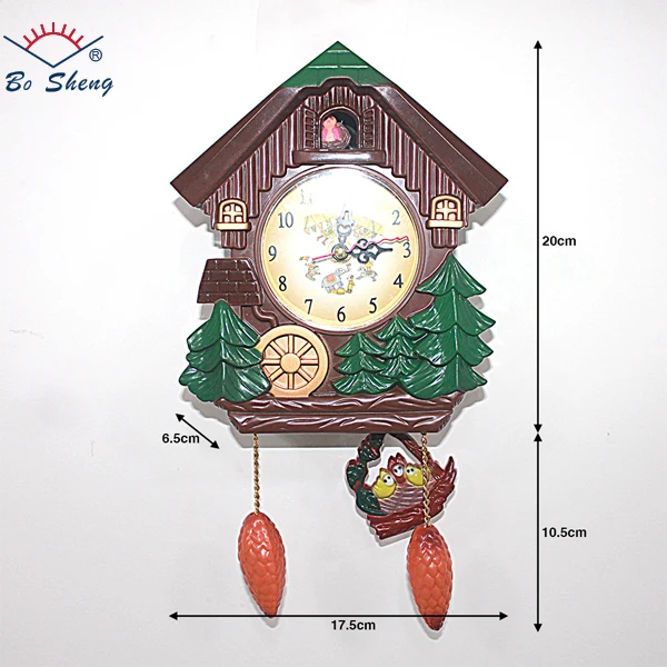 Christmas Musical Decoration Wall  Clock 12 inch Promotion gift Home Decor Christmas Wall Clock