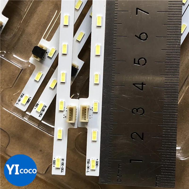 FOR  Sony KDL-32W650A LCD backlight 74.32T35.002-1-DX1 T320HVF01  Left + right  30LED  348MM  100%NEW