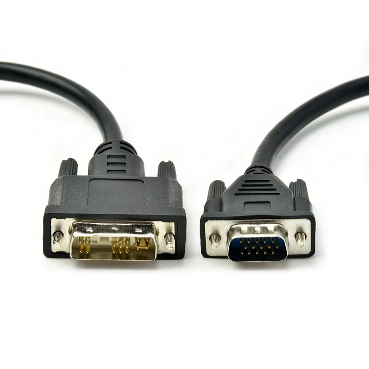 DVI to VGA Cable  DVI  12+5 Male VGA HD 15Pin Male Converter Adapter Cable
