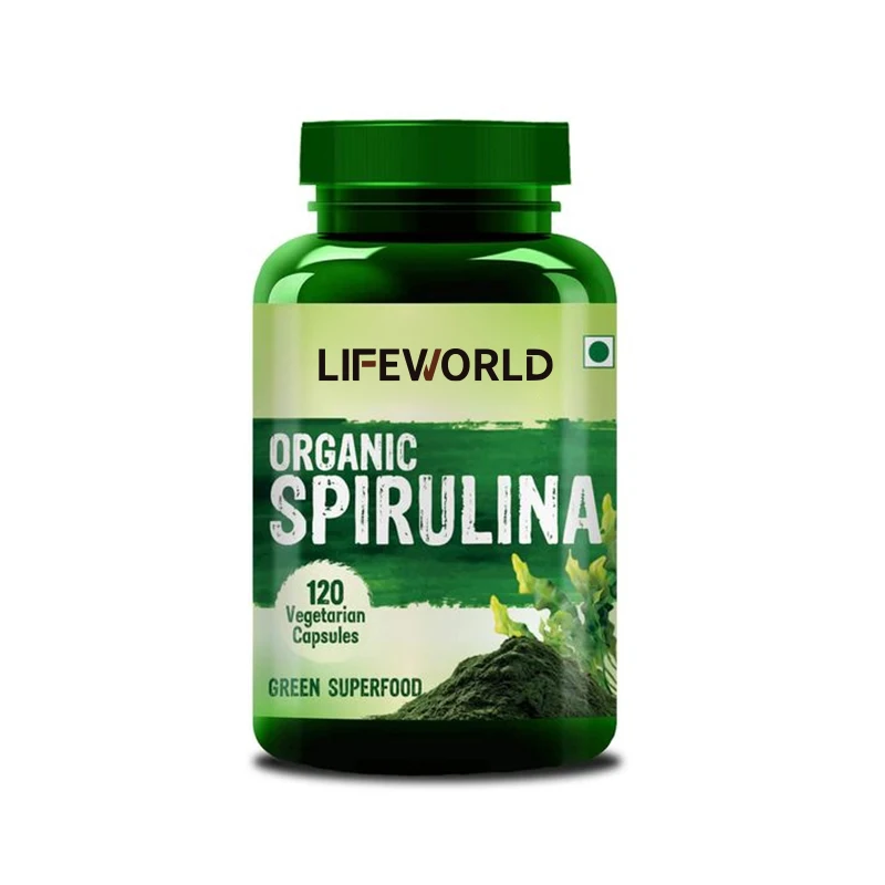 Lifeworld Organic Chlorella And Spirulina Tablets Powder Bulk Mixed 250mg 500mg Spirulina Chlorella Tablets