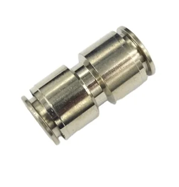 
Hot selling Metric size 8mm nickel plated one touch joints PUC used in pneumatic piping 