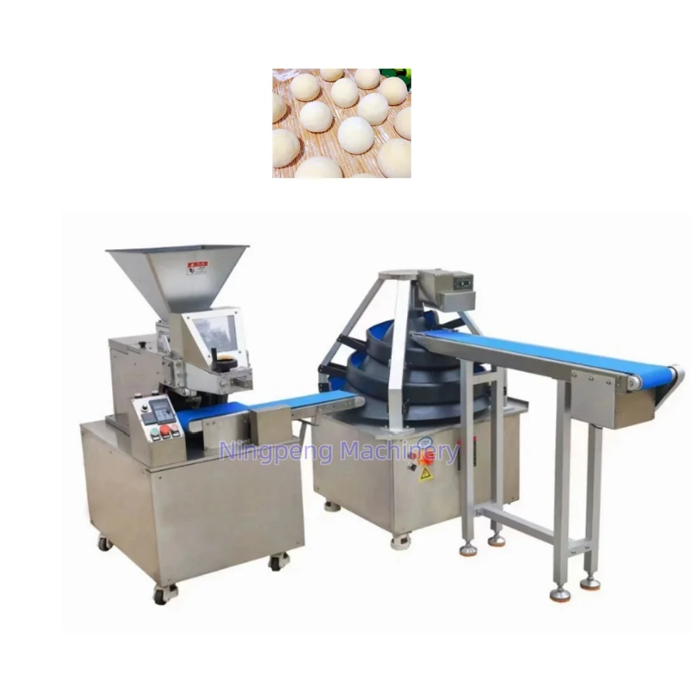 Bun Rolling Conical Rounder Automatic Bread Equiptments Dough Divider Rounder Dough Rounder For Commercial