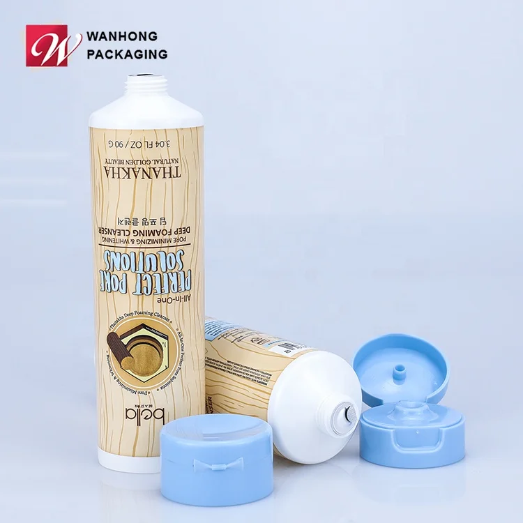 
Wholesale Plastic Squeeze Empty PE Cream Packing Tube For Cosmetic 