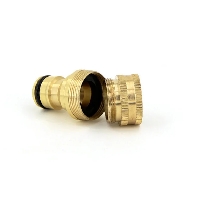 15mm-23mm 3 in 1 Universal Tap Connector Kitchen Garden Hose Connector Metal Faucet Mix Hose Connector Tap Adapter