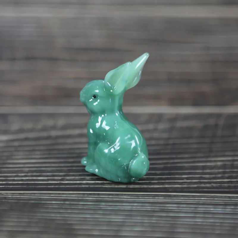 New Product As A Souvenir Factory Price Wholesale Custom Crystal Crafts Souvenir Glass Rabbit