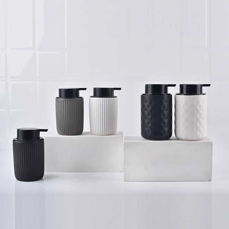 2022 New Design Ceramic Bathroom Accessory Set Solid Soap Dispenser Bathroom Accessories Bathroom Products Accessories