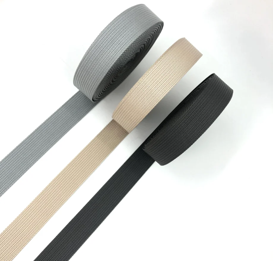 
Пользовательский логотип GRS сертификат RPET переработанный полиэстер жаккардовая нейлоновая тесьма для одежды обуви сумок 