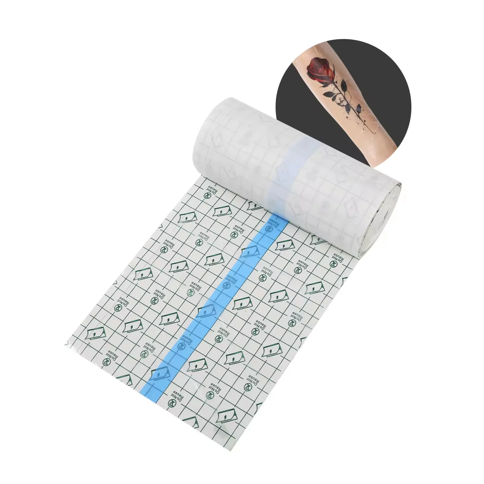 Wholesale Waterproof Tattoo Barrier Film Repair Film Barrier Second Skin Aftercare Protective Roll Bandage PU Tape Tool