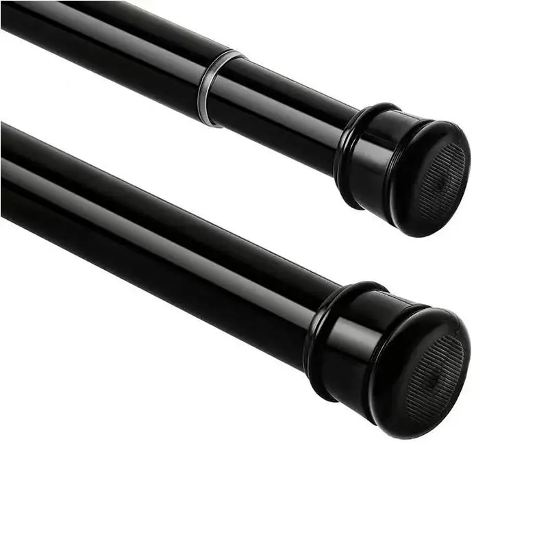 Shower Curtain Rods And Rails Curved Wholesale Crystal Gold Wooden Self Adhesive Good Quality Shower Curtain Rod Stainless Steel