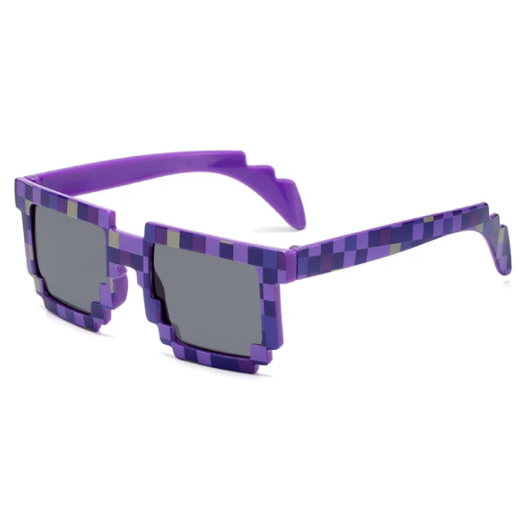 Life Funny Sunglasses Men Women Party Eyeglasses Mosaic UV400 Vintage Eyewear Unisex Gift Toy Glasses 2022