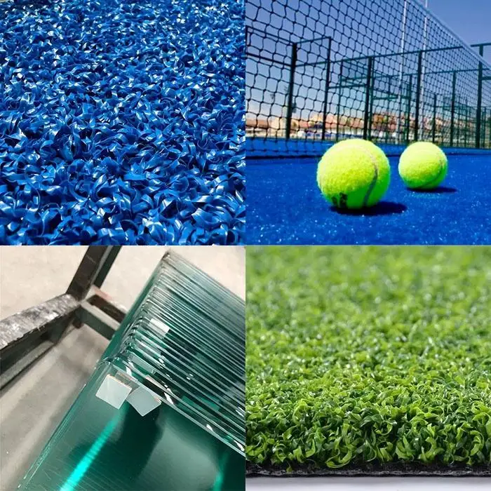 PadelcourtHot Sale Padel Ball Court Indoor or Outdoor Sports Field Paddle Tennis Court With Roof